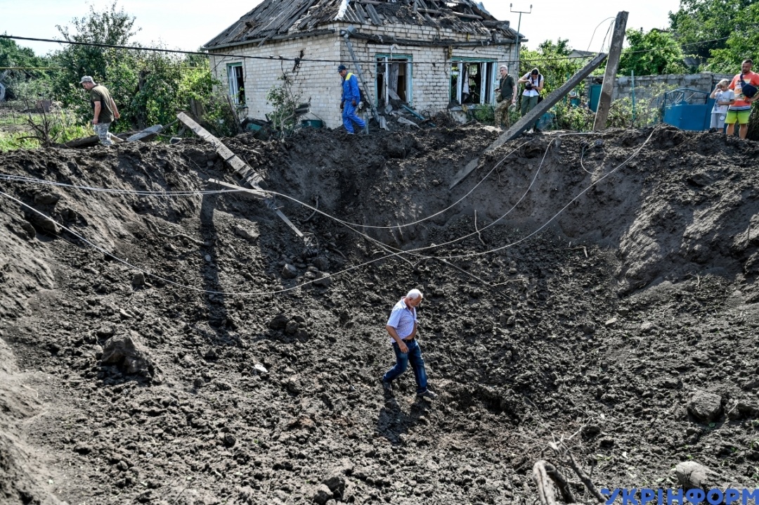 Наслідки обстрілів російськими військами інфраструктури Кушугумської ОТГ, смт Кушугум, Запорізька область