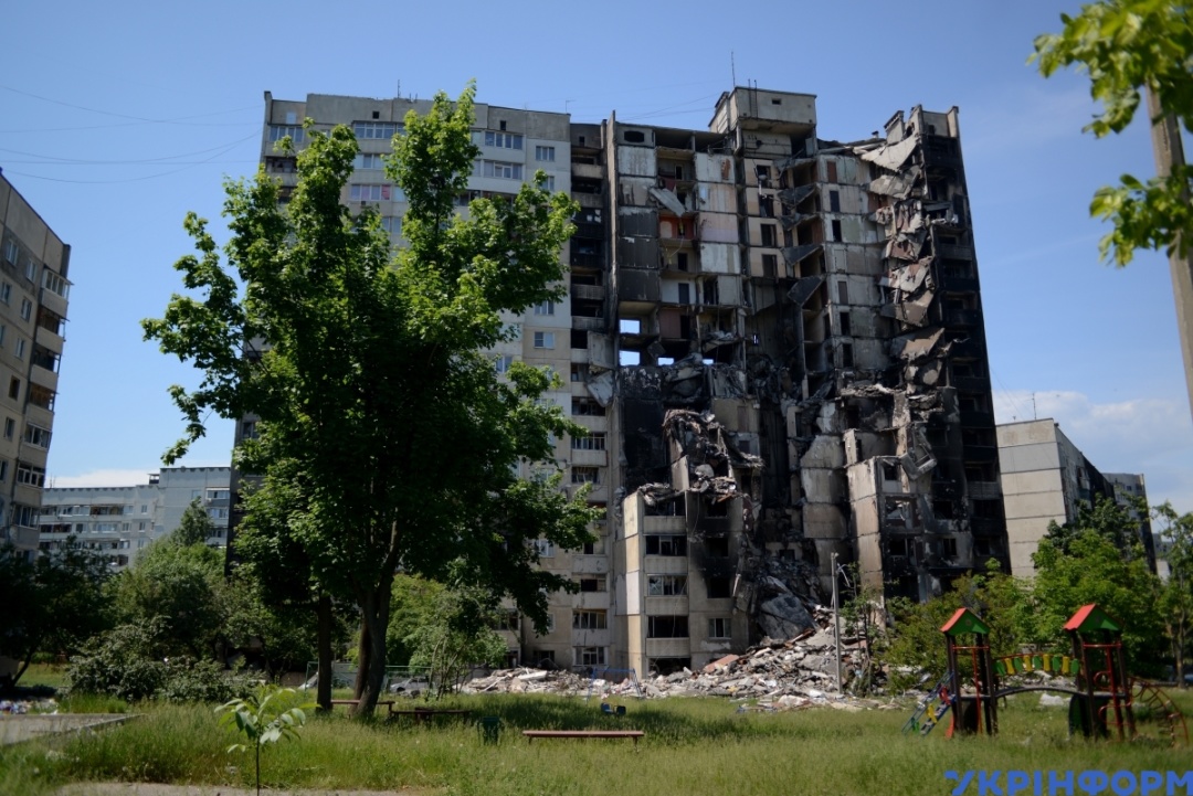 Пінічна Салтівка - найбільш зруйнований район Харкова. Фото: Євген Котенко