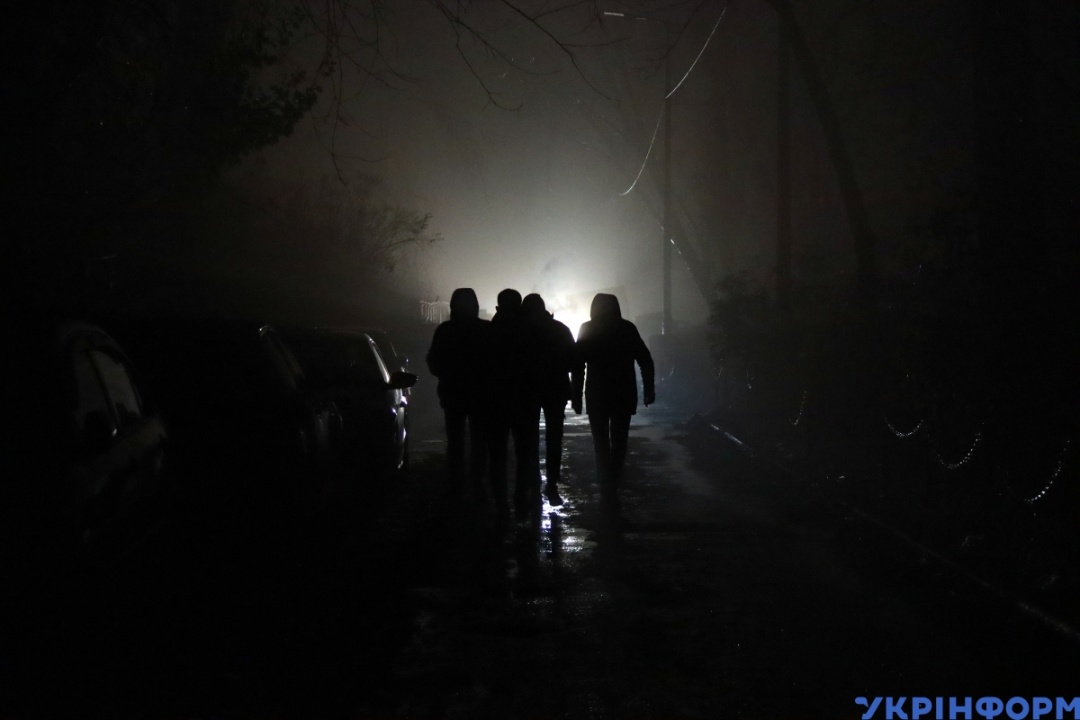 Blackout in Kyjiw. Foto: Anatolij Siryk