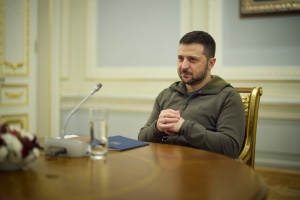 Zelensky meets with UN High Commissioner for Refugees