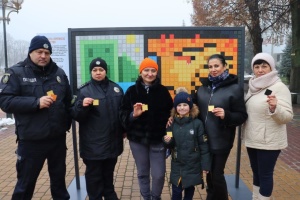 На Київщині відкрили інсталяцію у рамках акції «16 днів проти насильства»