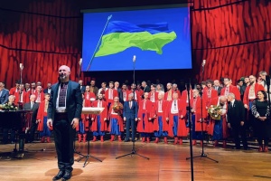 Український чоловічий хор «Журавлі» у Польщі провів концерт з нагоди свого 50-ліття