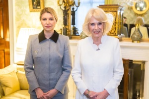 Zelenska attends reception by Queen Consort Camilla, thanks for assistance to Ukrainians 
