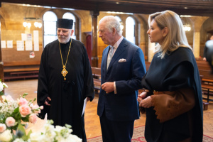 Olena Selenska trifft sich mit König Charles III.