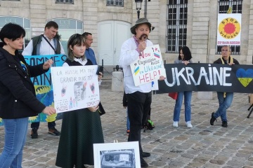 Un rassemblement en soutien aux enfants ukrainiens s’est déroulé à Bordeaux 