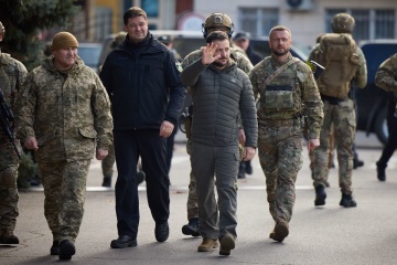 Volodymyr Zelensky s’est rendu à Kherson libérée