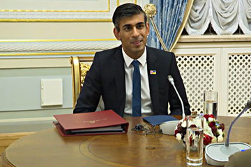 Premierminister Großbritanniens Sunak besucht Kyjiw