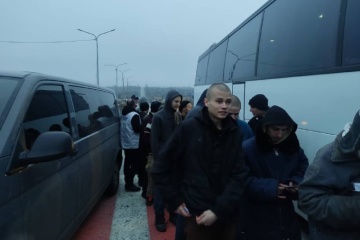 Another 36 Ukrainians released from Russian captivity