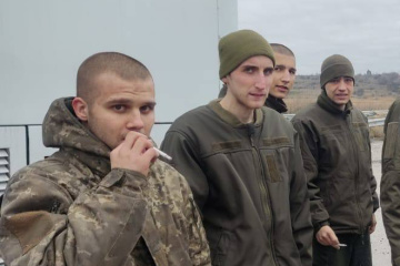 Fifty Ukrainian defenders return home from Russian captivity