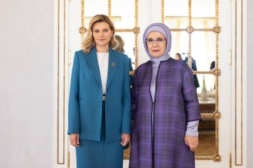 Ukrainian, Turkish first ladies agree on evacuation of two orphanages from Odesa region