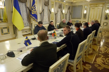 President Zelensky meets with Foreign Ministers of Baltic, Northern European states