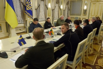 Zełenski spotkał się z szefami spraw zagranicznych siedmiu krajów Europy Północnej