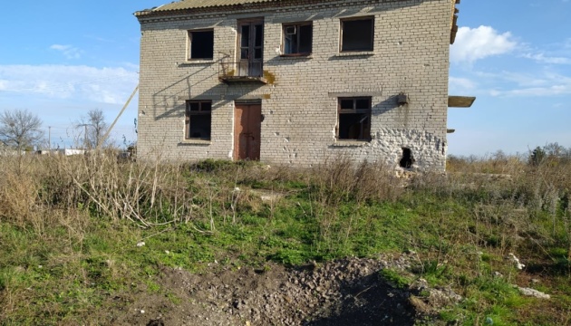 Enemy shells Beryslav district in Kherson region with heavy artillery