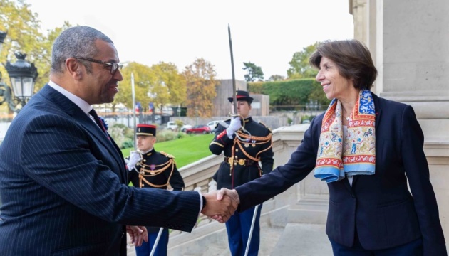 French, British foreign ministers reaffirm strong support for Ukraine