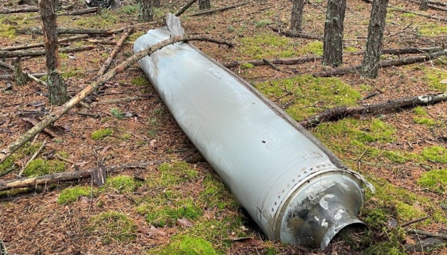 На Київщині в лісовій зоні виявили уламки ворожої ракети