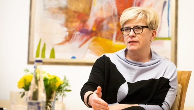 Прем'єрка Литви: Допомога енергосистемі України така ж важлива, як і допомога зброєю