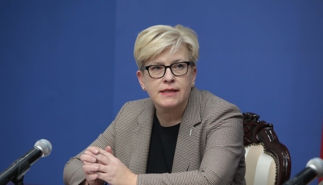 Šimonytė: Lituania prepara un nuevo paquete de ayuda para el sector energético de Ucrania