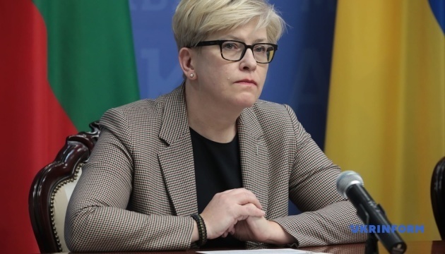 Литва підготувала новий пакет допомоги енергосектору України на €2 мільйони - прем’єрка