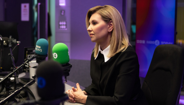 Зеленська вперше дала інтерв’ю радіо BBC
