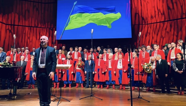 Український чоловічий хор «Журавлі» у Польщі провів концерт з нагоди свого 50-ліття