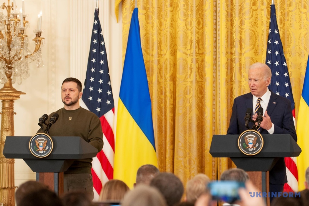 Спільна пресконференція президентів України та США