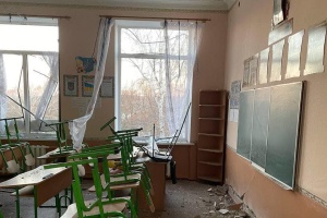 Decenas de casas y una escuela resultan dañadas tras el ataque ruso con misiles contra Kramatorsk