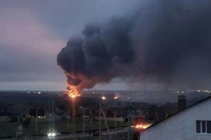 Пожежу на військовому аеродромі в Курську росіяни гасили більш як добу