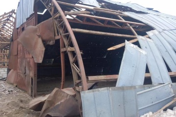 Russisches Militär zerstört Lagerhallen des Agrarunternehmens in Region Sumy