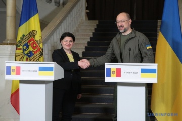 ウクライナとモルドバ、防空協力等で合意＝シュミハリ宇首相