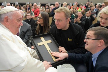 Lviv mayor meets with Pope Francis