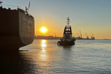 First ship leaves Odesa port along temporary corridor