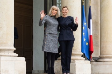 Olena Zelenska rencontre Brigitte Macron en France