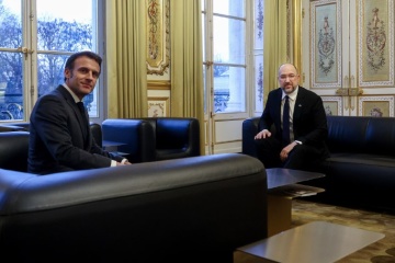 PM Shmyhal, President Macron hold meeting in Paris