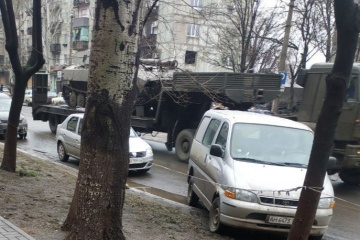 In Mariupol massive Bewegung feindlicher Technik Richtung Saporischschja beobachtet