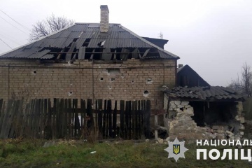 Sechs Ortschaften in Region Donezk gestern abgefeuert, es gibt Tote