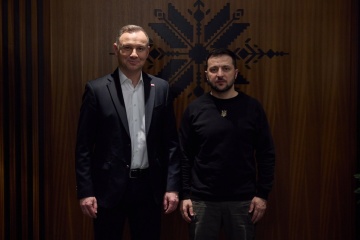 Volodymyr Zelensky s’est entretenu avec Andrzej Duda