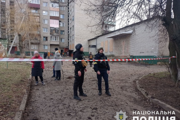 Une frappe russe a endommagé dix immeubles et une école à Kramatorsk 
