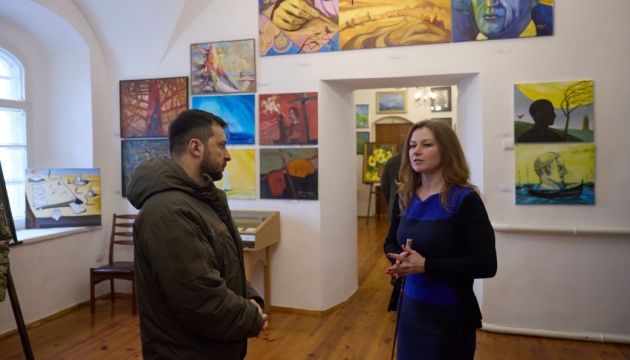 Zelensky visits Skovoroda Museum in Pereiaslav