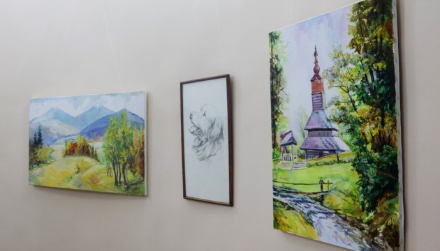 В Ужгороді відкрилася художня виставка вихованця психоневрологічного інтернату