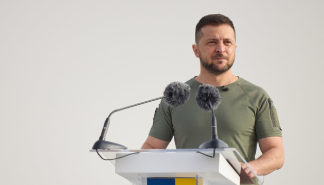 Präsident Selenskyj gibt Pressekonferenz zum Jahrestag des Krieges