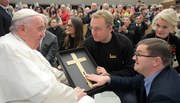 Lviv mayor meets with Pope Francis