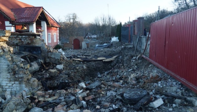 Голова ОВА показав будинок на Київщині після нічної атаки росіян