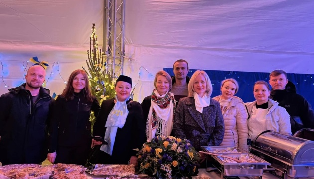 На різдвяному ярмарку у Брюсселі презентували українські страви