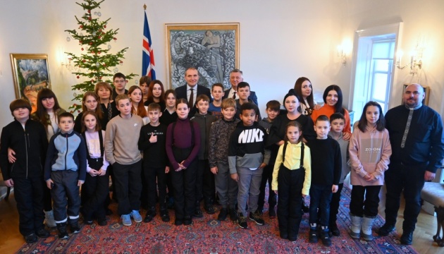Президент Ісландії зустрівся з дітьми з України