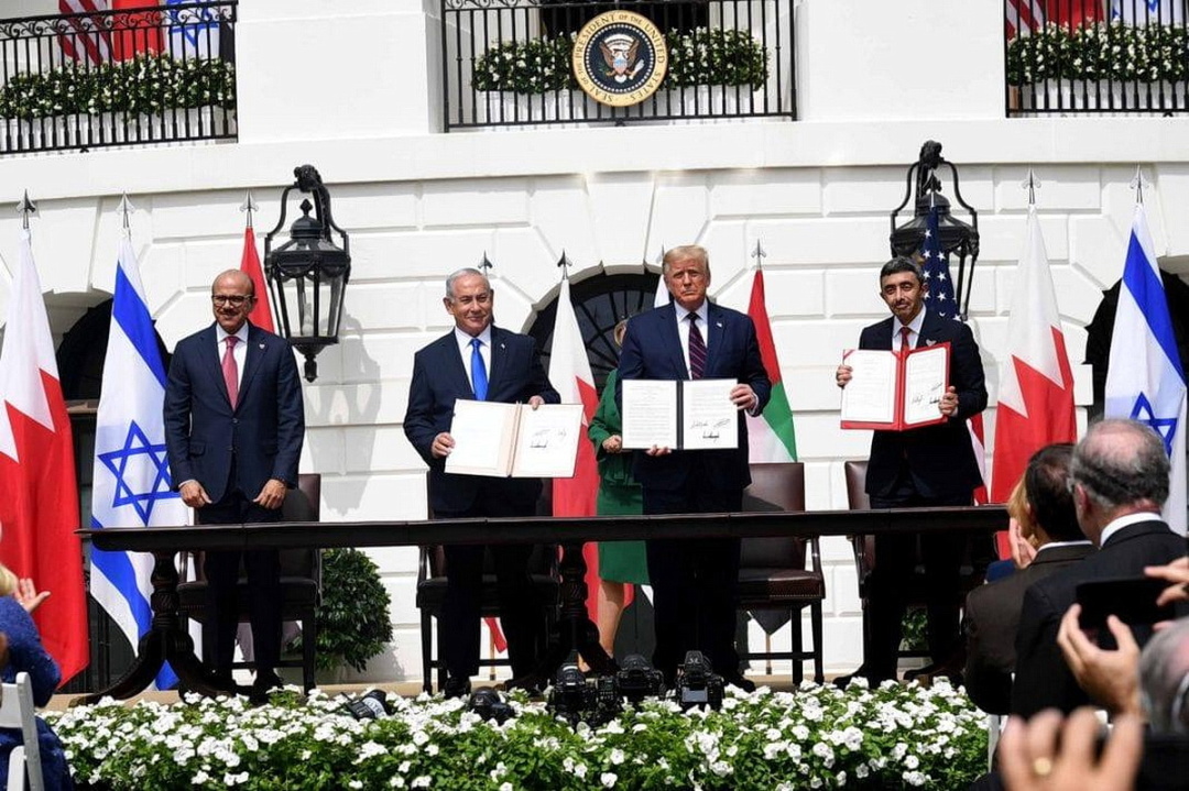 Після підписання «Авраамової угоди» між Ізраїлем, Об’єднаними Арабськими Еміратами та Бахрейном у Вашингтоні, 15 вересня 2020 року