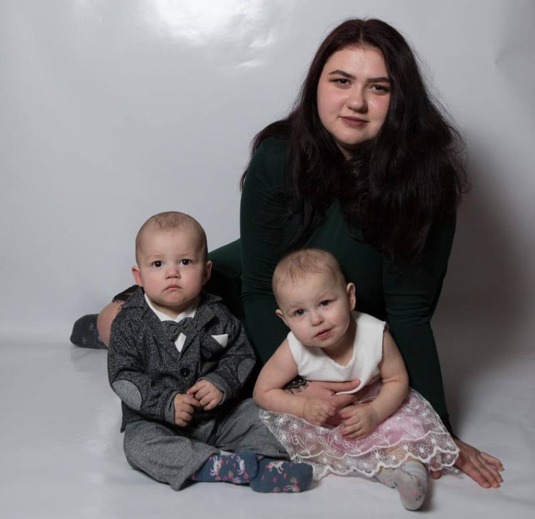 Іванна Ободзінська з дітьми