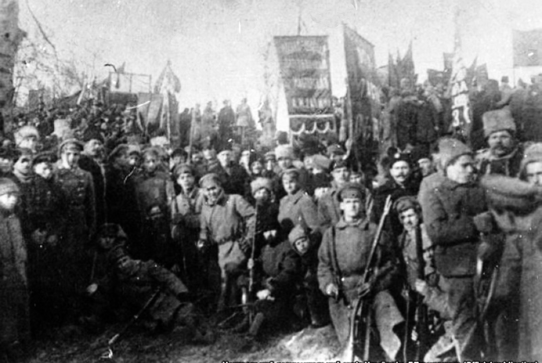 Група озброєних робітників, Київ, січень 1918 р.