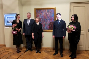 У «Ризькій біржі» вперше в Латвії відкрилася виставка Івана Марчука