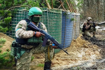 Territoriale Kräfte üben Verteidigung von Kyjiw