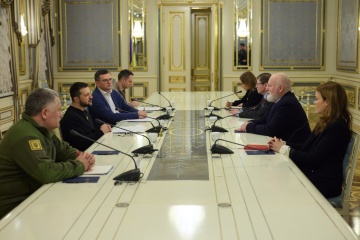 Zelensky se reúne con el vicepresidente ejecutivo de la Comisión Europea